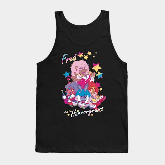 Fred and the Horrorgrams Tank Top by Illustratrix